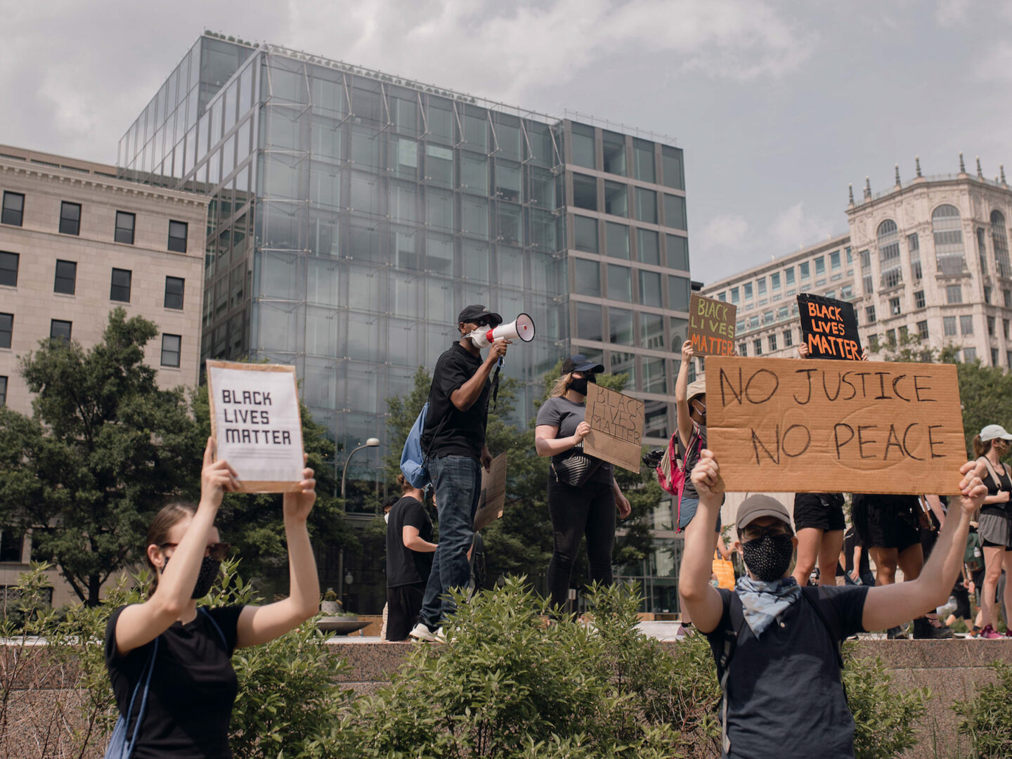 Jason Starr, Colliding Crises: Washington D.C. (detail), 2020, Digital Inkjet Print